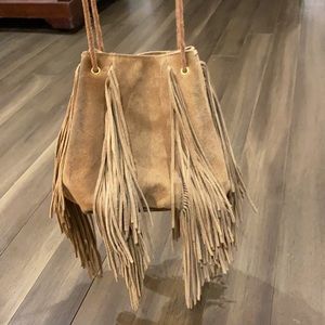 Urban Outfitters Suede Fringe Crossbody